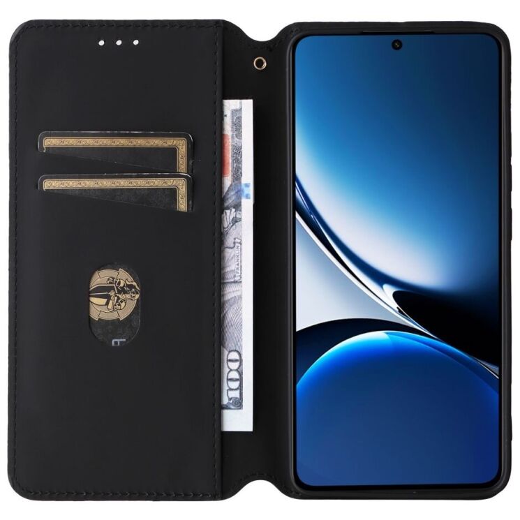 Чохол Deexe Rhombus Book для Xiaomi Poco X7 Pro - Red: фото 2 з 6