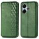 Чехол Deexe Rhombus Book для Xiaomi Redmi 13 - Green (358902G). Фото 1 из 9