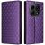 Чехол Deexe Rhombus Book для Xiaomi Redmi Note 15 (4G/5G) / Poco M8 - Purple: фото 1 из 8
