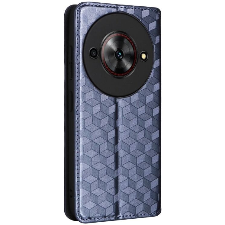 Чехол Deexe Rhombus Book для ZTE Nubia Focus - Blue: фото 7 из 9