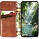Чехол Deexe Rhombus Wallet для Honor 600 Lite - Brown (411805Z). Фото 3 из 8