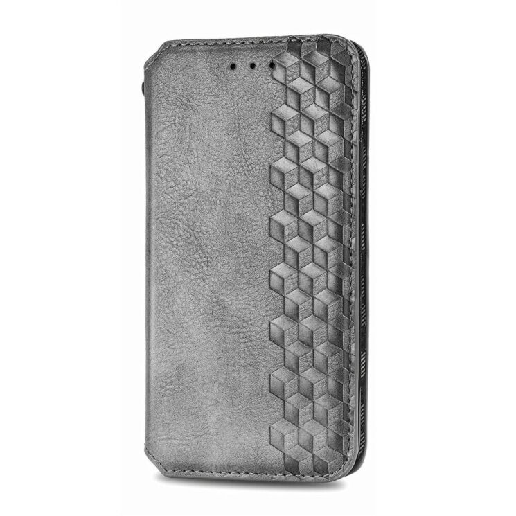 Чохол Deexe Rhombus Wallet для Motorola Edge 20 - Grey: фото 3 з 10