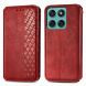 Чохол Deexe Rhombus Wallet для Motorola Moto G17 Power / G15 Power / G15 - Red (408425R). Фото 1 з 6