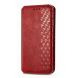 Чохол Deexe Rhombus Wallet для Motorola Moto G17 Power / G15 Power / G15 - Red (408425R). Фото 4 з 6