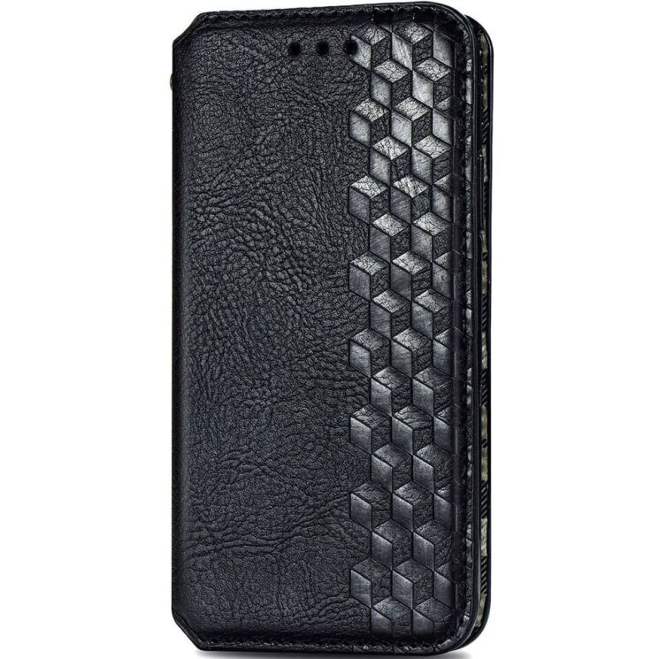 Чехол Deexe Rhombus Wallet для Motorola Moto G75 - Black: фото 5 из 6