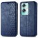 Чехол Deexe Rhombus Wallet для OnePlus Nord N30 SE - Blue (355104L). Фото 1 из 6