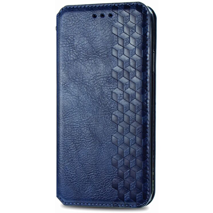 Чехол Deexe Rhombus Wallet для OPPO Reno 15 F/FS - Blue: фото 4 из 9
