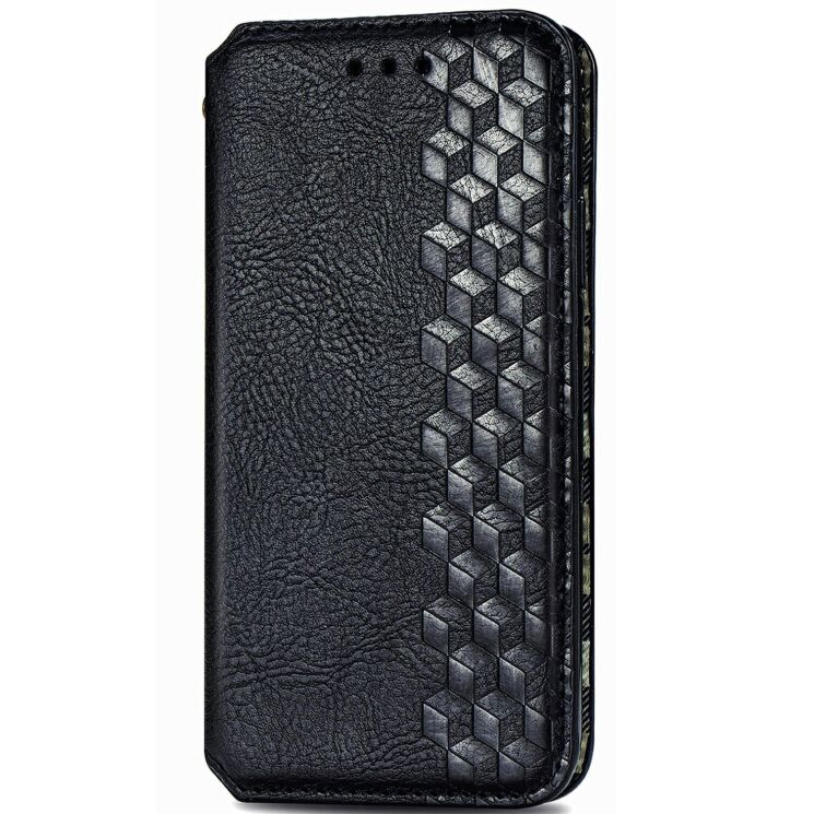 Чехол Deexe Rhombus Wallet для Samsung Galaxy S26 Plus - Black: фото 4 из 6