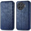 Чехол Deexe Rhombus Wallet для TECNO Spark 20 Pro+ - Blue (351217L)
