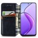 Чохол Deexe Rhombus Wallet для TECNO Spark 30C - Black (361715B). Фото 2 з 6