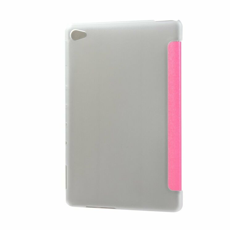 Чехол Deexe Silk Texture для Huawei MediaPad M5 Lite 10 - Rose: фото 2 из 2