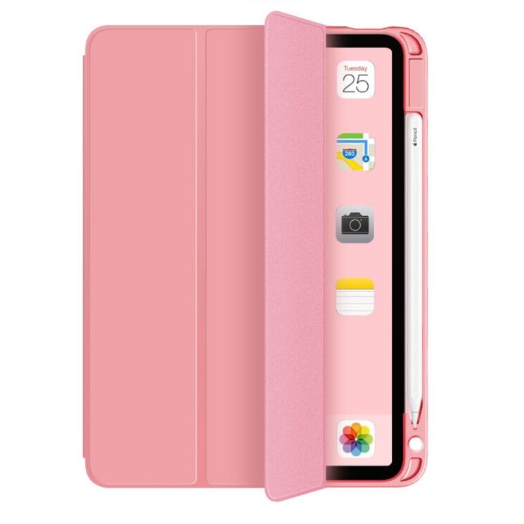 Чехол Deexe Smart Cover для Apple iPad Air 4 / 5 10.9 (2020/2022) / Air 11 M3/M2 (2025/2024) - Pink: фото 4 из 11