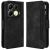 Чехол Deexe Wallet Stand для Infinix Note 40 - Black: фото 1 из 7