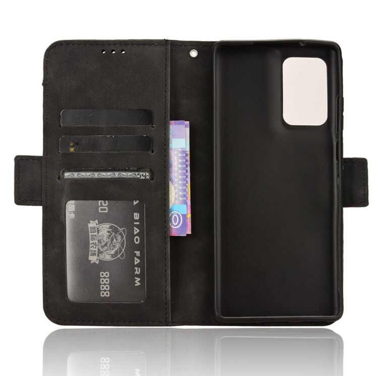 Чехол Deexe Wallet Stand для Motorola Edge 50 Fusion - Black: фото 5 из 7