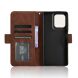 Чехол Deexe Wallet Stand для Motorola Moto G75 - Brown (367834Z). Фото 5 из 8