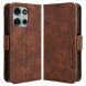 Чехол Deexe Wallet Stand для Motorola Moto G75 - Brown (367834Z). Фото 1 из 8