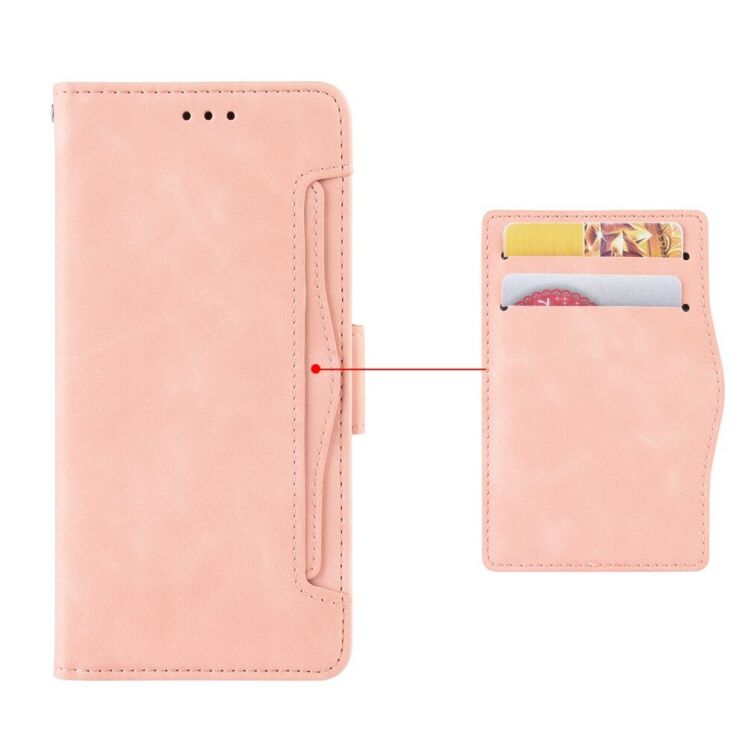 Чохол Deexe Wallet Stand для OnePlus Nord CE 5 / Ace 5 Racing - Pink: фото 2 з 14