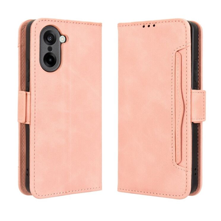Чохол Deexe Wallet Stand для OnePlus Nord CE 5 / Ace 5 Racing - Pink: фото 1 з 14