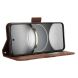 Чехол Deexe Wallet Stand для TECNO Spark 30C - Brown (361701Z). Фото 4 из 7