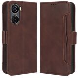 Чохол-книжка з кишеньками Deexe Wallet Stand для ZTE Blade V40 Design - Brown: фото 1 з 6