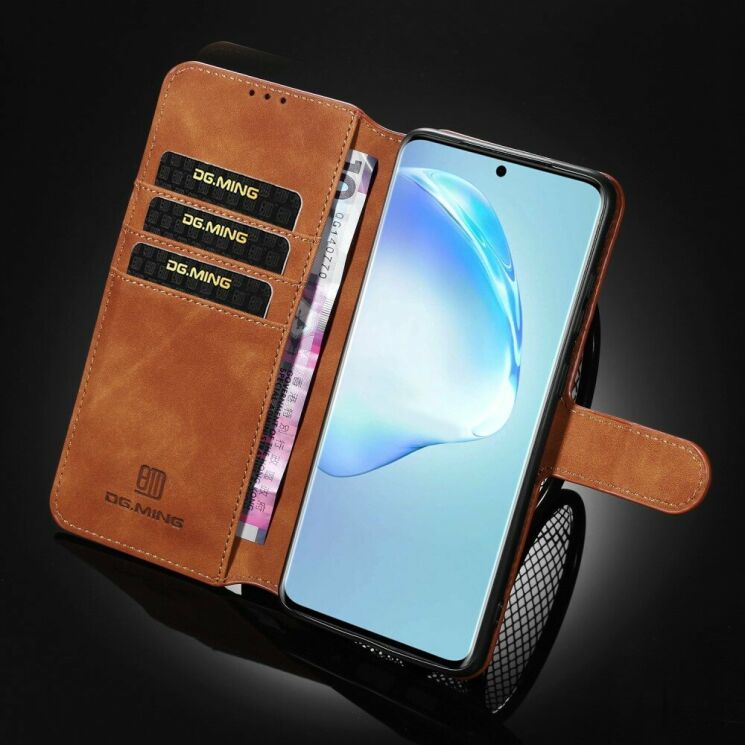 Чехол DG.MING Retro Style для Samsung Galaxy S20 (G980) - Brown: фото 10 из 10