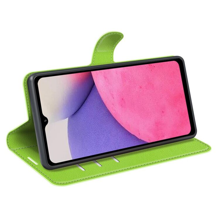 Чехол-книжка Deexe Book Type для Samsung Galaxy A33 - Green: фото 5 из 7