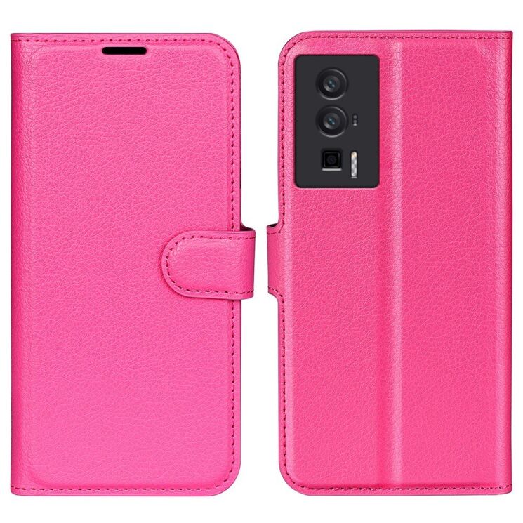 Чохол-книжка Deexe Book Type для Xiaomi Poco F5 Pro / Redmi K60 / Redmi K60 Pro - Rose: фото 1 з 10
