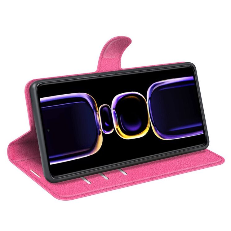 Чохол-книжка Deexe Book Type для Xiaomi Poco F5 Pro / Redmi K60 / Redmi K60 Pro - Rose: фото 3 з 10