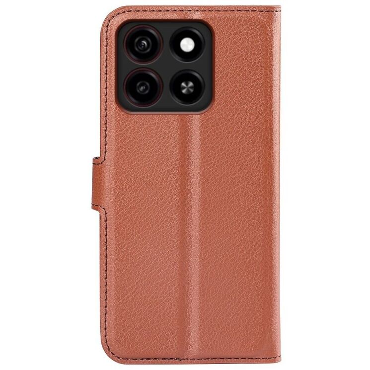 Чехол-книжка Deexe Book Type для ZTE Blade A35 - Brown: фото 5 из 9