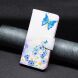 Чехол-книжка Deexe Color Wallet для Samsung Galaxy A05 (A055) - Butterfly and Flowers (340406D). Фото 5 из 8