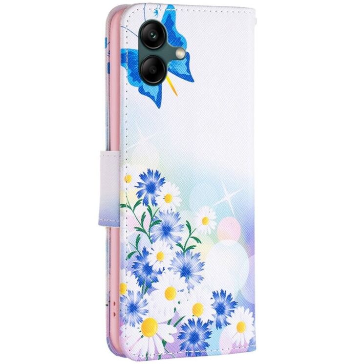 Чехол-книжка Deexe Color Wallet для Samsung Galaxy A05 (A055) - Butterfly and Flowers: фото 4 из 8