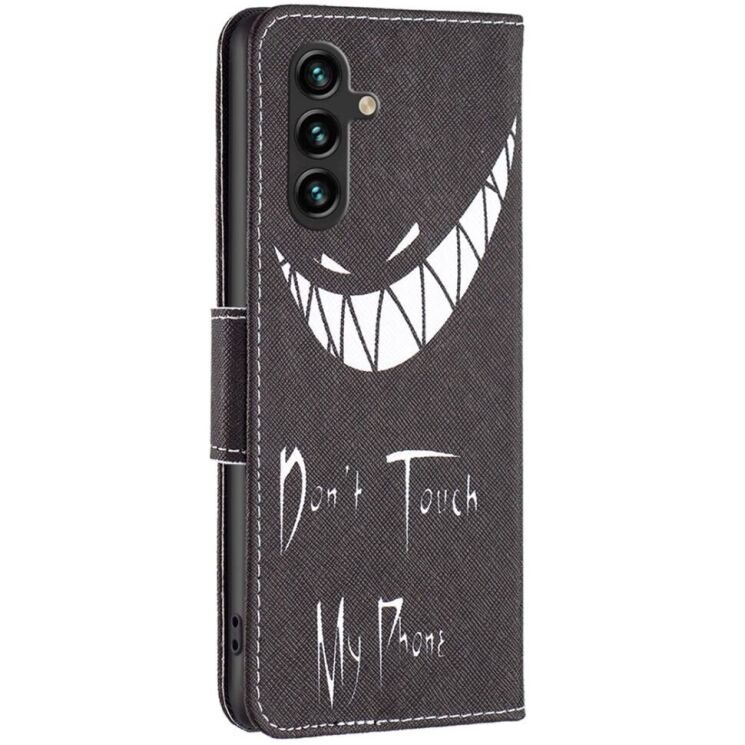 Чехол-книжка Deexe Color Wallet для Samsung Galaxy A05s (A057) - Don't Touch My Phone: фото 4 из 8