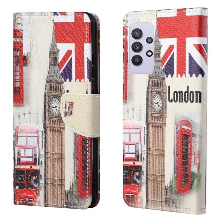 Чехол с рисунком Deexe Color Wallet для Samsung Galaxy A32 (А325) - Big Ben: фото 1 из 6