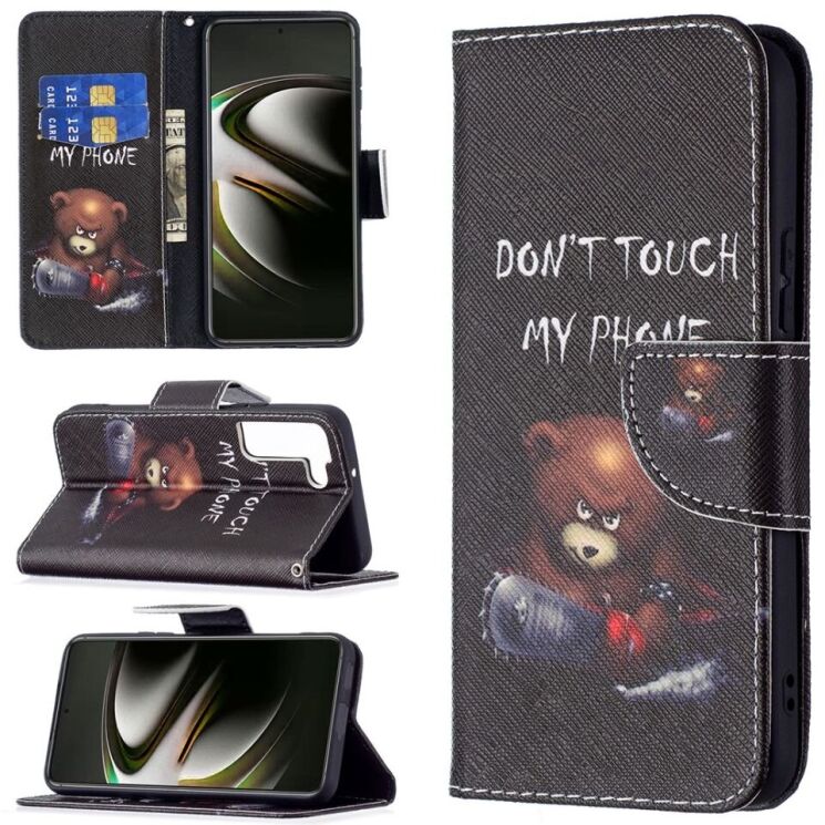 Чехол-книжка Deexe Color Wallet для Samsung Galaxy S22 (S901) - Bear: фото 6 из 8
