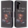Чехол-книжка Deexe Color Wallet для Samsung Galaxy S22 (S901) - Bear (296354J)