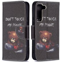 Чехол-книжка Deexe Color Wallet для Samsung Galaxy S22 (S901) - Bear: фото 1 из 8