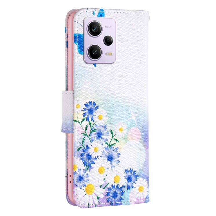 Чехол-книжка Deexe Color Wallet для Xiaomi Poco X5 Pro / Redmi Note 12 Pro 5G - Butterfly and Flowers: фото 4 из 8