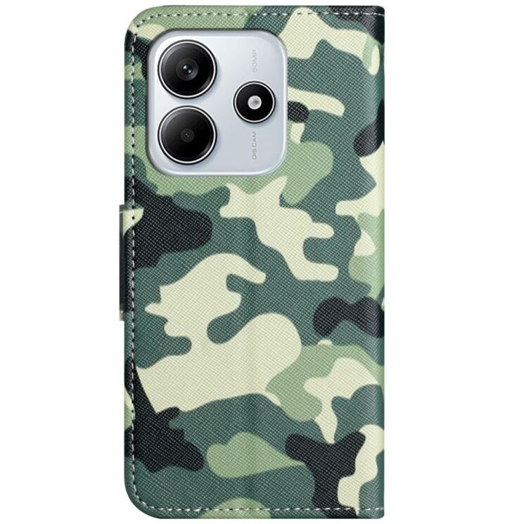 Чохол-книжка Deexe Color Wallet для Xiaomi Redmi Note 14 4G - Camouflage: фото 5 з 5