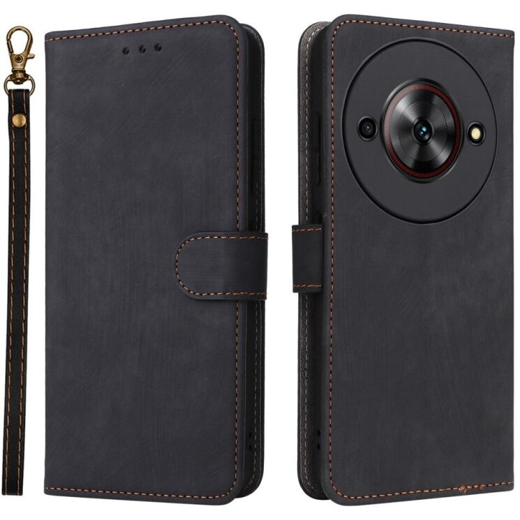 Чехол-книжка Deexe Delta Book для ZTE Nubia Focus - Black: фото 1 из 7