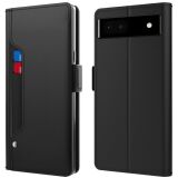 Чохол-книжка Deexe Eclipse Wallet для Google Pixel 6a - Black (293634B)