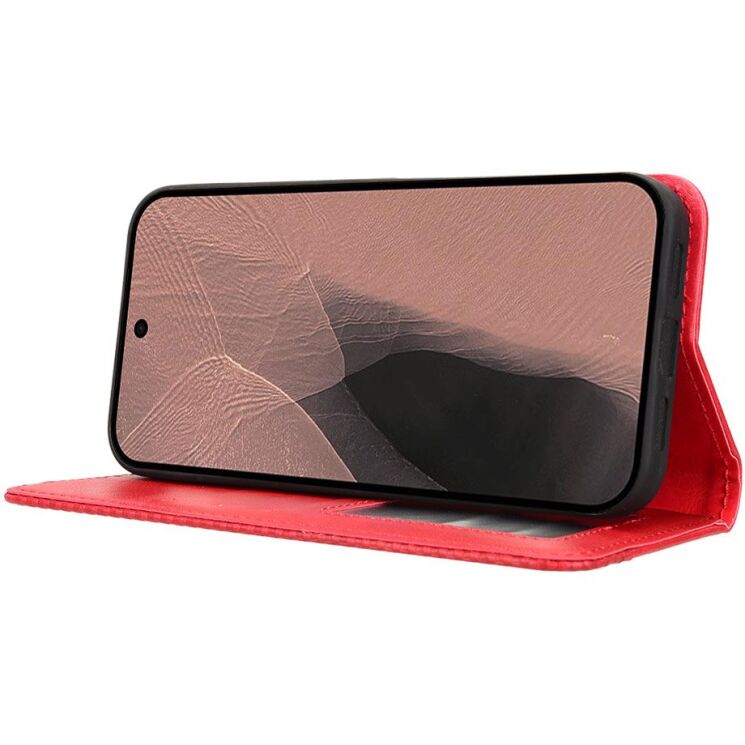 Чохол-книжка Deexe Retro Style для Google Pixel 11 / 11 Pro - Red: фото 6 з 19