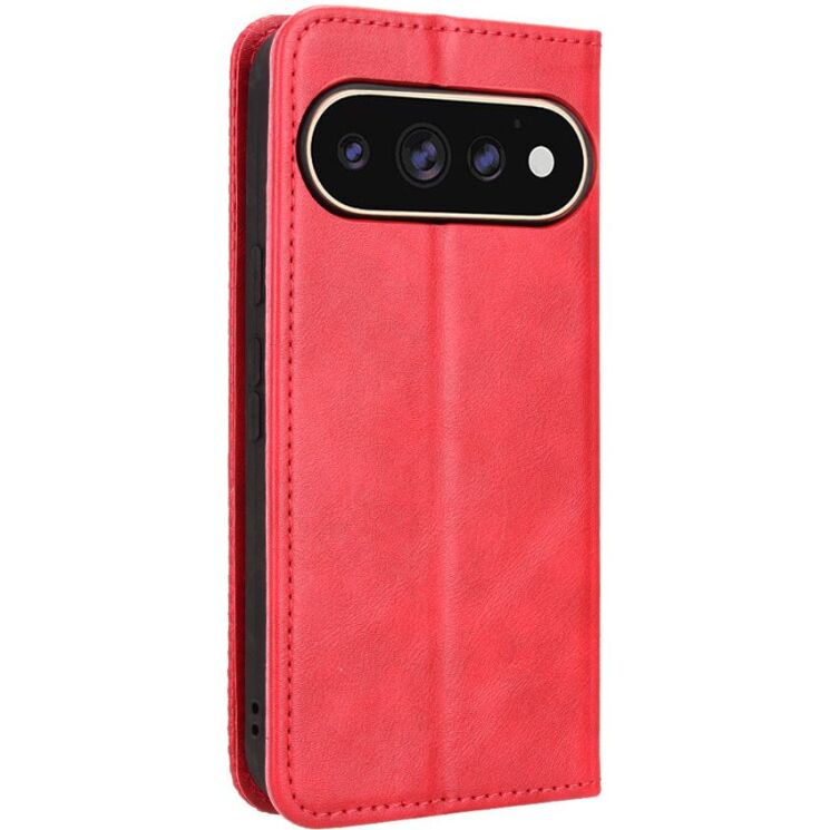 Чохол-книжка Deexe Retro Style для Google Pixel 11 / 11 Pro - Red: фото 7 з 19