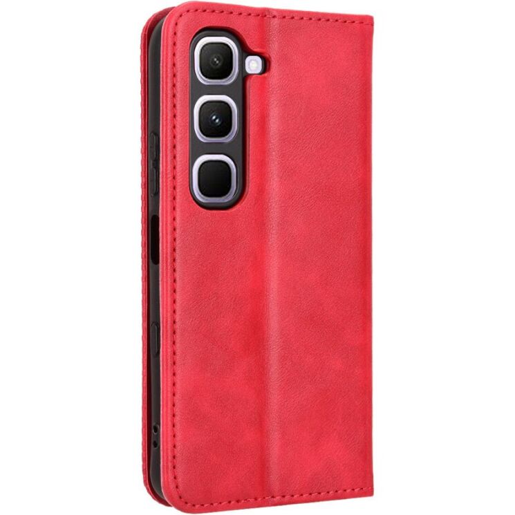 Чохол-книжка Deexe Retro Style для Infinix Hot 70 Pro - Red (331103R) Чохол-книжка Deexe Retro Style для Infinix Hot 70 Pro - Red: фото 7 з 18