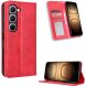 Чохол-книжка Deexe Retro Style для Infinix Hot 70 Pro - Red (331103R). Фото 2 з 18