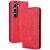 Чохол-книжка Deexe Retro Style для Infinix Hot 70 Pro - Red: фото 1 з 18