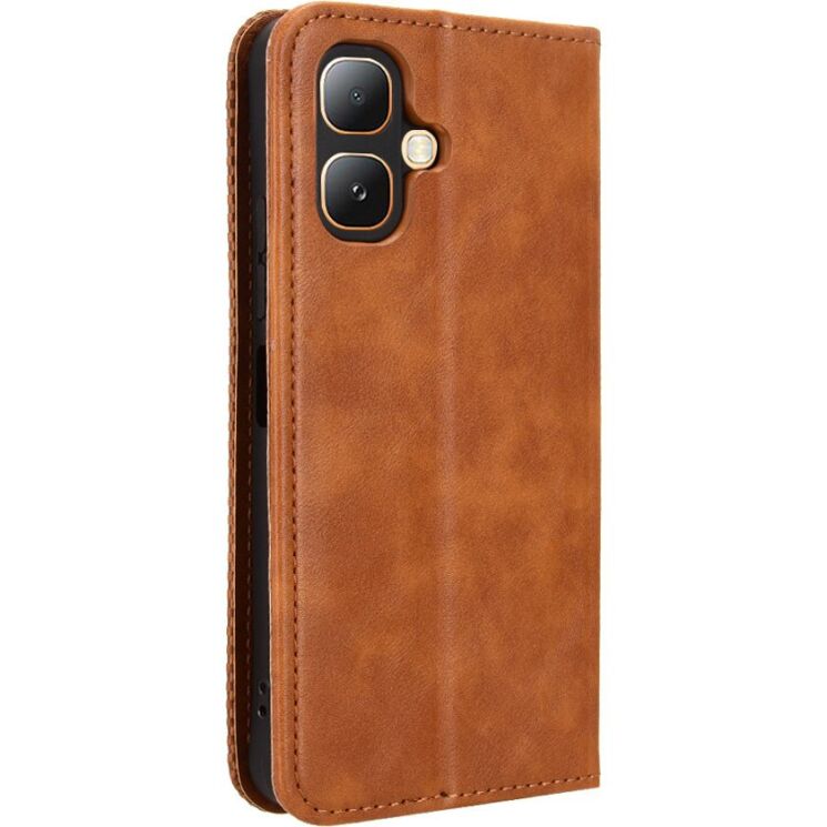 Чехол-книжка Deexe Retro Style для Infinix Smart 20 - Brown (411200Z) Чехол-книжка Deexe Retro Style для Infinix Smart 20 - Brown: фото 8 из 20