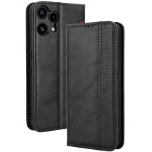 Чехол-книжка Deexe Retro Style для Nothing Phone (3a) Lite - Black: фото 1 из 20