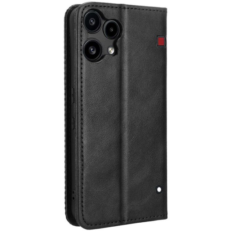 Чехол-книжка Deexe Retro Style для Nothing Phone (3a) Lite - Black: фото 6 из 20