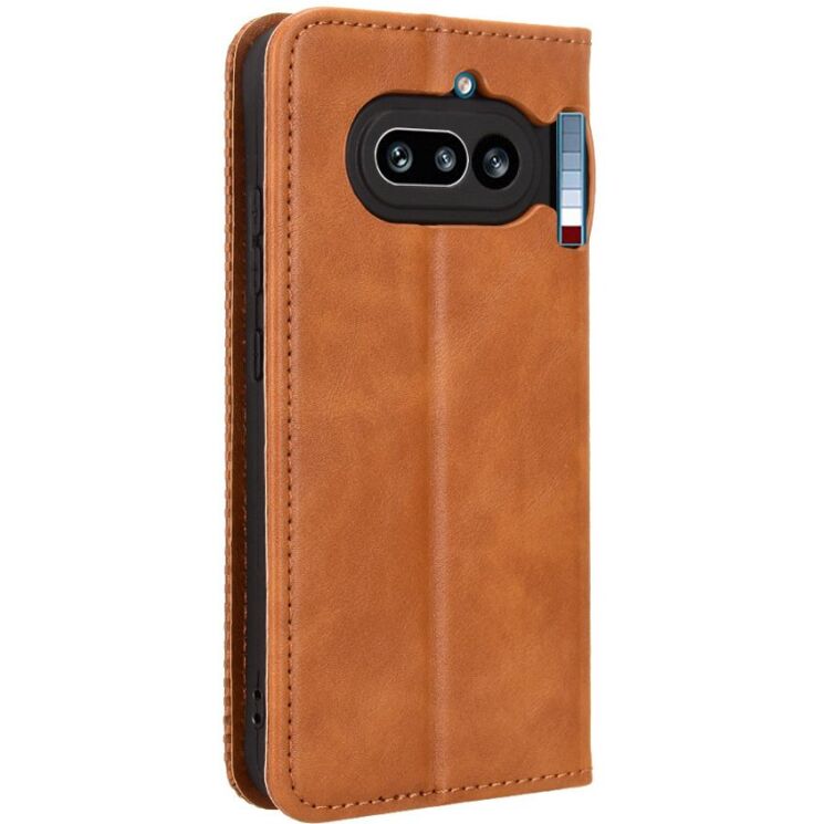 Чохол-книжка Deexe Retro Style для Nothing Phone (4a) - Brown (411308Z) Чохол-книжка Deexe Retro Style для Nothing Phone (4a) - Brown: фото 7 з 17