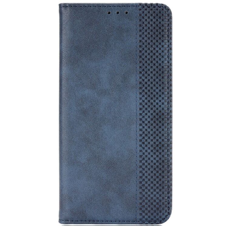 Чехол-книжка Deexe Retro Style для TECNO Pova 8 - Blue: фото 4 из 19
